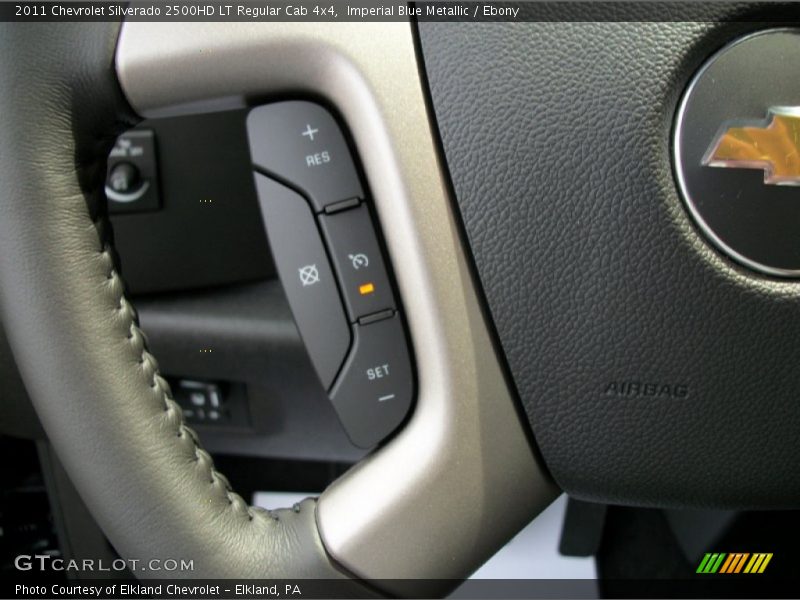 Imperial Blue Metallic / Ebony 2011 Chevrolet Silverado 2500HD LT Regular Cab 4x4