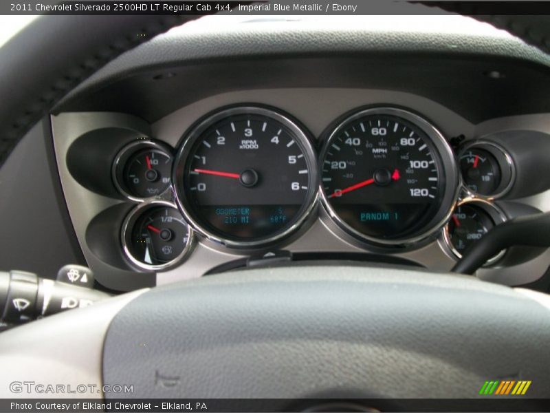 Imperial Blue Metallic / Ebony 2011 Chevrolet Silverado 2500HD LT Regular Cab 4x4