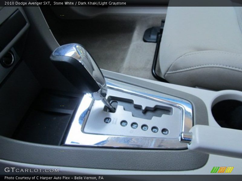 Stone White / Dark Khaki/Light Graystone 2010 Dodge Avenger SXT