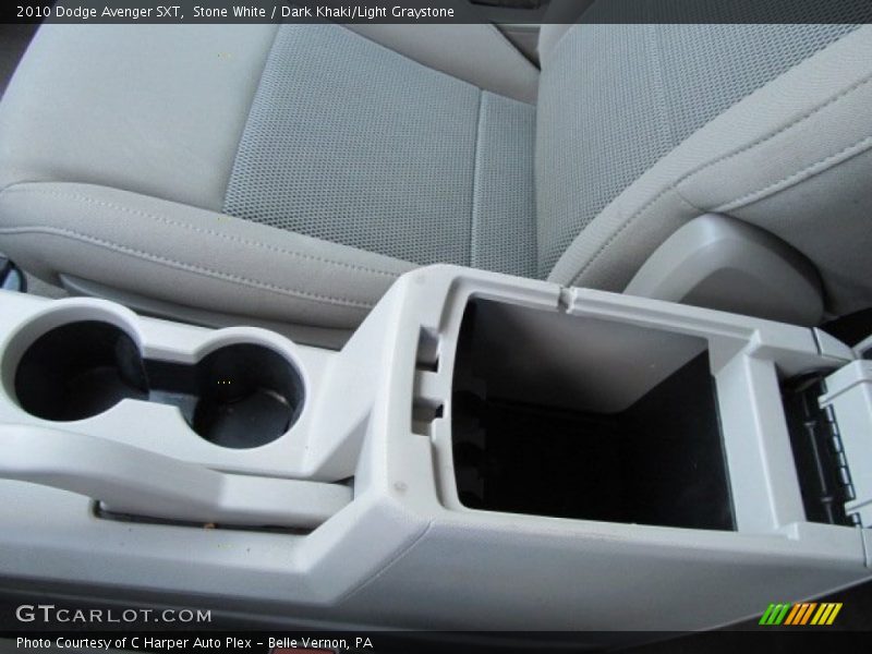 Stone White / Dark Khaki/Light Graystone 2010 Dodge Avenger SXT