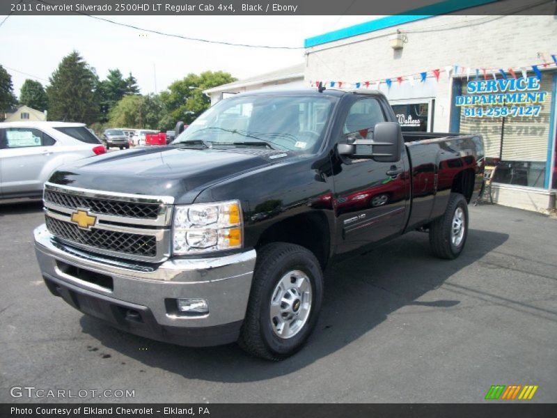 Black / Ebony 2011 Chevrolet Silverado 2500HD LT Regular Cab 4x4