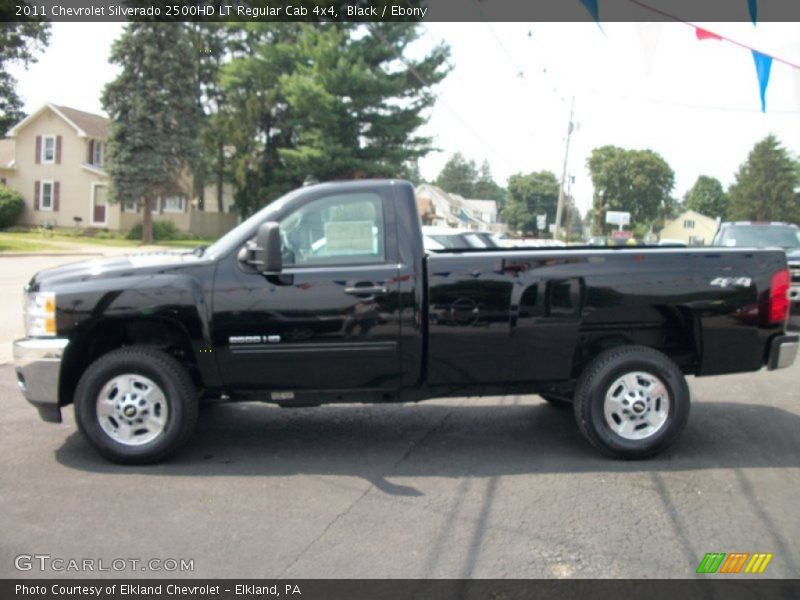 Black / Ebony 2011 Chevrolet Silverado 2500HD LT Regular Cab 4x4