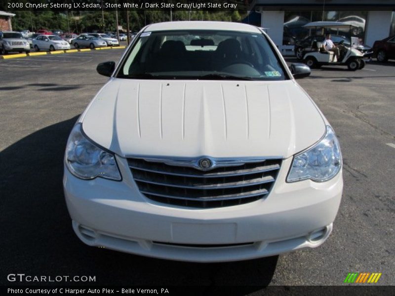 Stone White / Dark Slate Gray/Light Slate Gray 2008 Chrysler Sebring LX Sedan