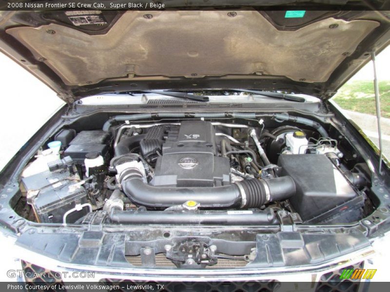 Super Black / Beige 2008 Nissan Frontier SE Crew Cab
