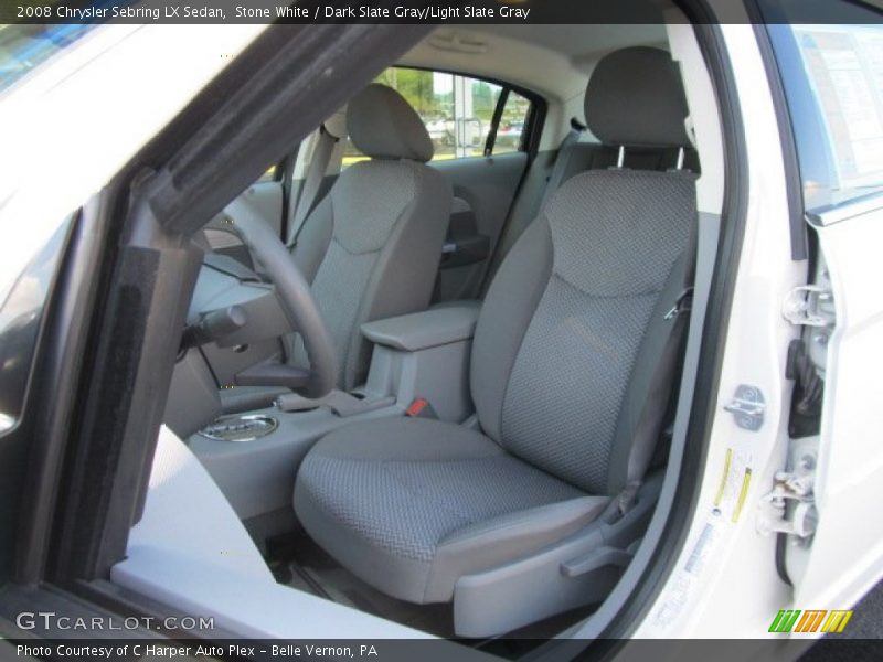 Stone White / Dark Slate Gray/Light Slate Gray 2008 Chrysler Sebring LX Sedan