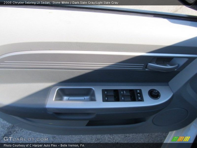 Stone White / Dark Slate Gray/Light Slate Gray 2008 Chrysler Sebring LX Sedan