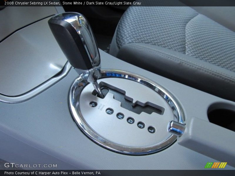 Stone White / Dark Slate Gray/Light Slate Gray 2008 Chrysler Sebring LX Sedan