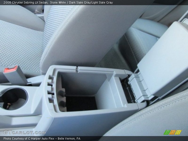 Stone White / Dark Slate Gray/Light Slate Gray 2008 Chrysler Sebring LX Sedan
