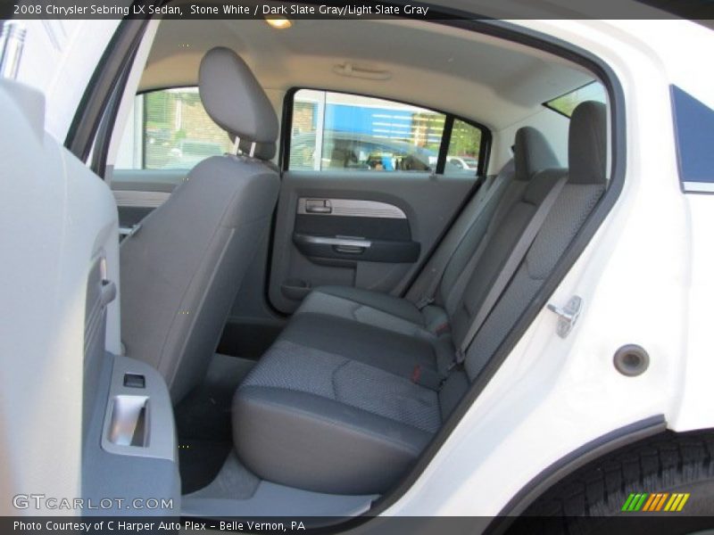 Stone White / Dark Slate Gray/Light Slate Gray 2008 Chrysler Sebring LX Sedan