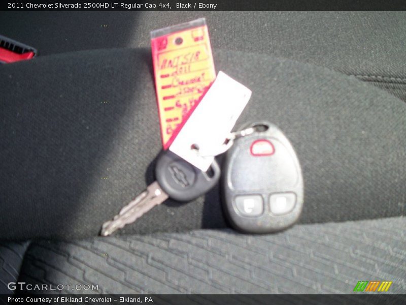 Black / Ebony 2011 Chevrolet Silverado 2500HD LT Regular Cab 4x4
