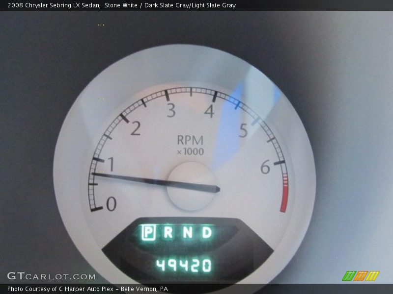 Stone White / Dark Slate Gray/Light Slate Gray 2008 Chrysler Sebring LX Sedan