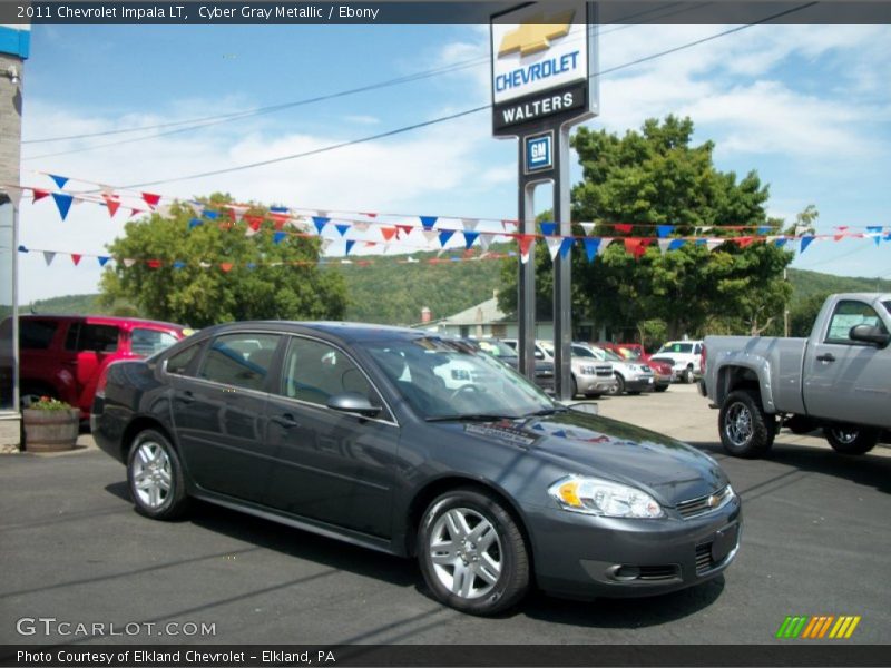 Cyber Gray Metallic / Ebony 2011 Chevrolet Impala LT