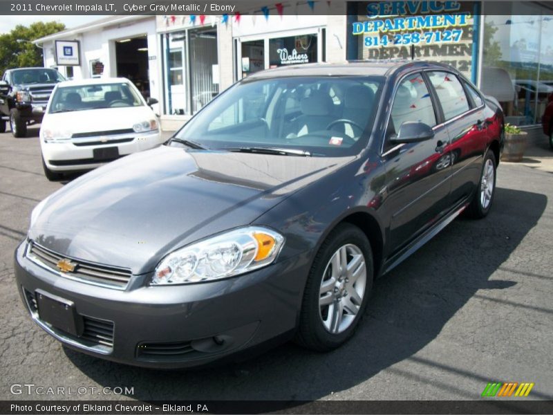 Cyber Gray Metallic / Ebony 2011 Chevrolet Impala LT