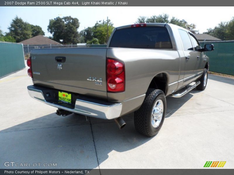 Light Khaki Metallic / Khaki 2007 Dodge Ram 2500 SLT Mega Cab 4x4