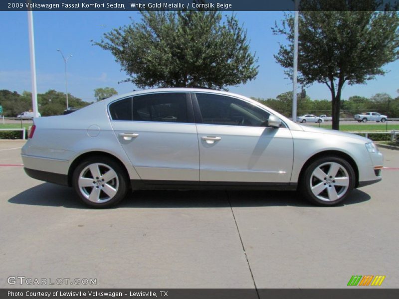  2009 Passat Komfort Sedan White Gold Metallic