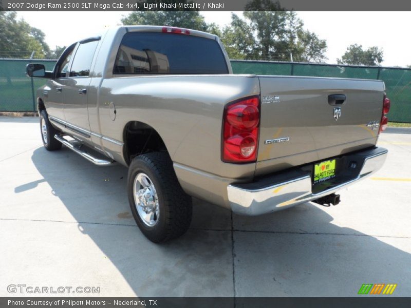 Light Khaki Metallic / Khaki 2007 Dodge Ram 2500 SLT Mega Cab 4x4