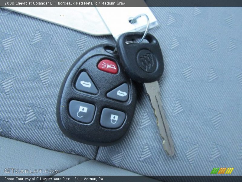 Bordeaux Red Metallic / Medium Gray 2008 Chevrolet Uplander LT