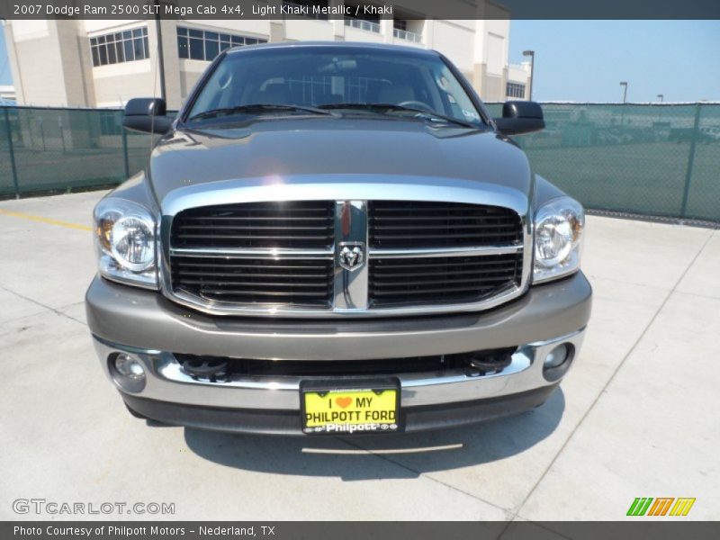 Light Khaki Metallic / Khaki 2007 Dodge Ram 2500 SLT Mega Cab 4x4