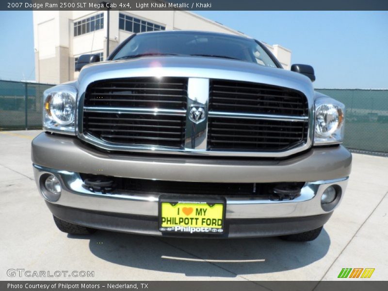 Light Khaki Metallic / Khaki 2007 Dodge Ram 2500 SLT Mega Cab 4x4