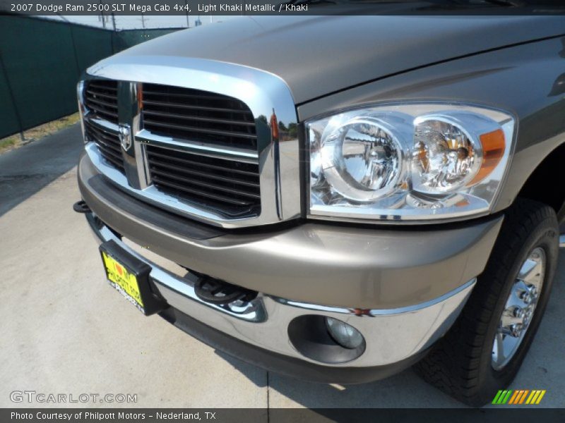 Light Khaki Metallic / Khaki 2007 Dodge Ram 2500 SLT Mega Cab 4x4