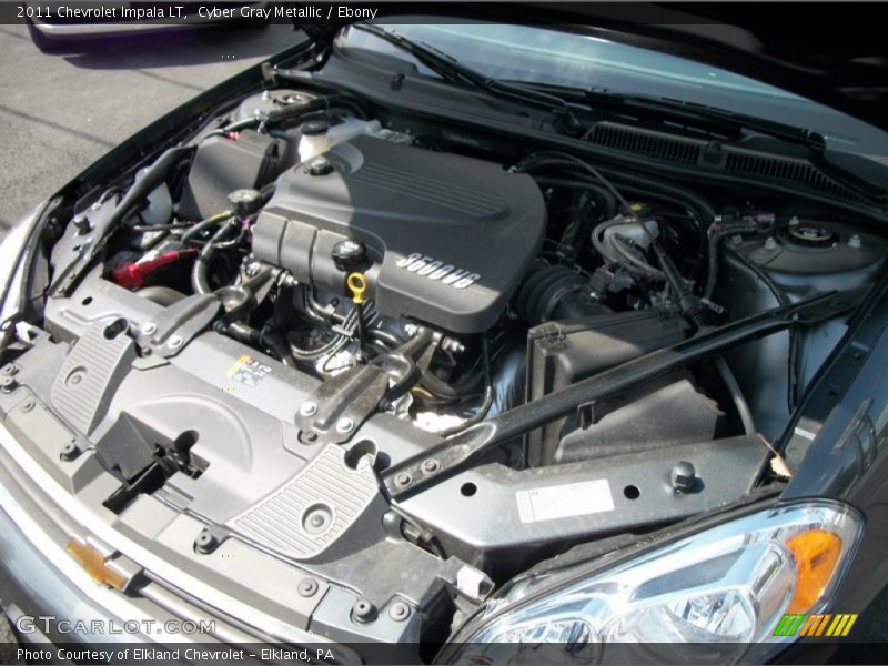 Cyber Gray Metallic / Ebony 2011 Chevrolet Impala LT