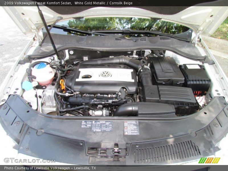  2009 Passat Komfort Sedan Engine - 2.0 Liter FSI Turbocharged DOHC 16-Valve VVT 4 Cylinder