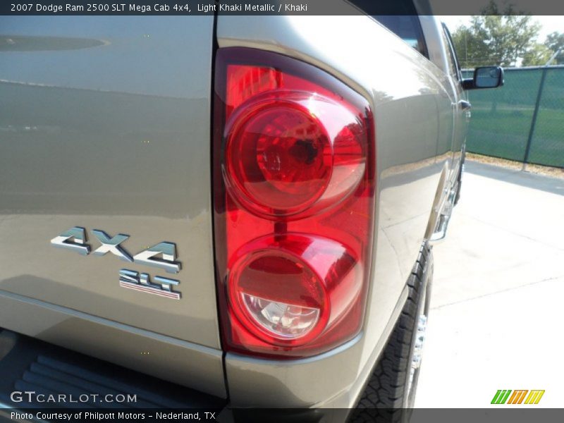Light Khaki Metallic / Khaki 2007 Dodge Ram 2500 SLT Mega Cab 4x4