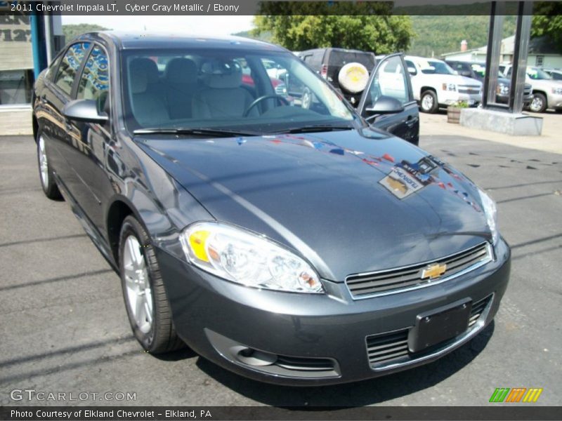 Cyber Gray Metallic / Ebony 2011 Chevrolet Impala LT