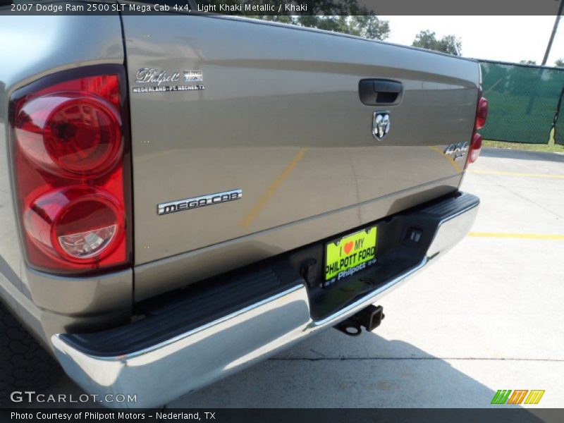 Light Khaki Metallic / Khaki 2007 Dodge Ram 2500 SLT Mega Cab 4x4