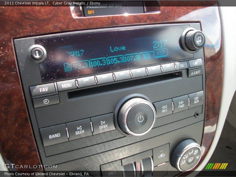 Cyber Gray Metallic / Ebony 2011 Chevrolet Impala LT