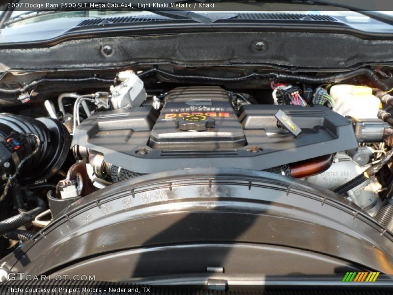 Light Khaki Metallic / Khaki 2007 Dodge Ram 2500 SLT Mega Cab 4x4