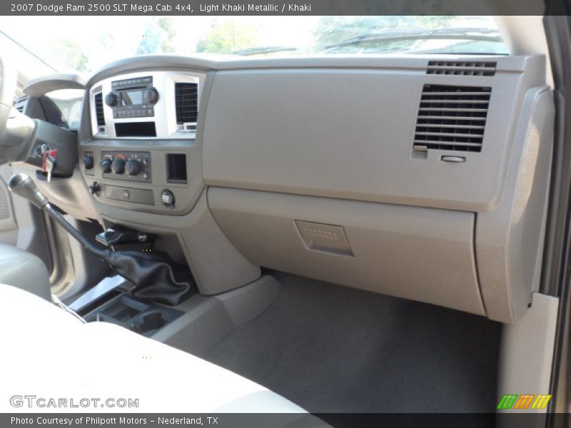 Light Khaki Metallic / Khaki 2007 Dodge Ram 2500 SLT Mega Cab 4x4