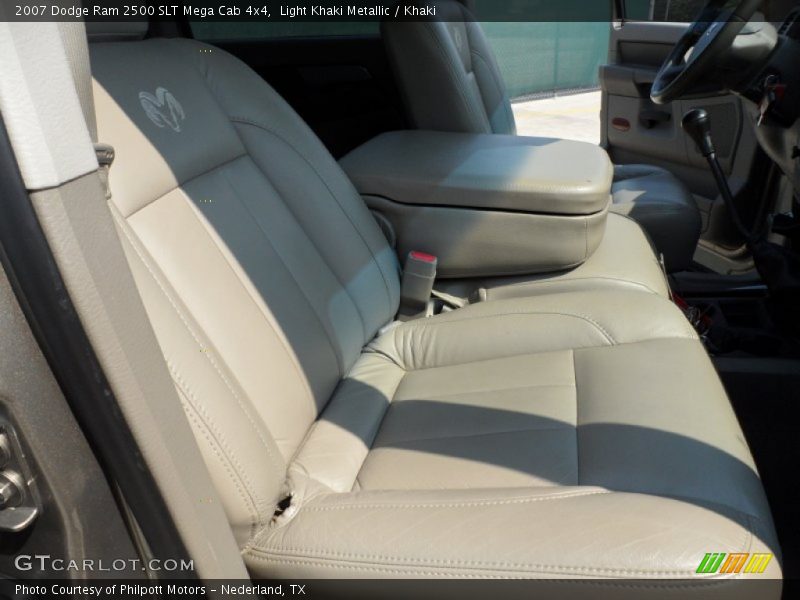 Light Khaki Metallic / Khaki 2007 Dodge Ram 2500 SLT Mega Cab 4x4