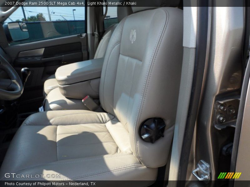 Light Khaki Metallic / Khaki 2007 Dodge Ram 2500 SLT Mega Cab 4x4
