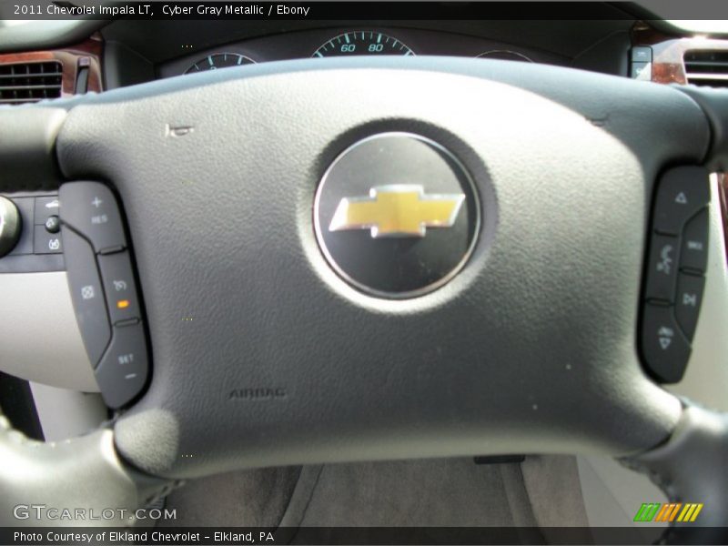 Cyber Gray Metallic / Ebony 2011 Chevrolet Impala LT