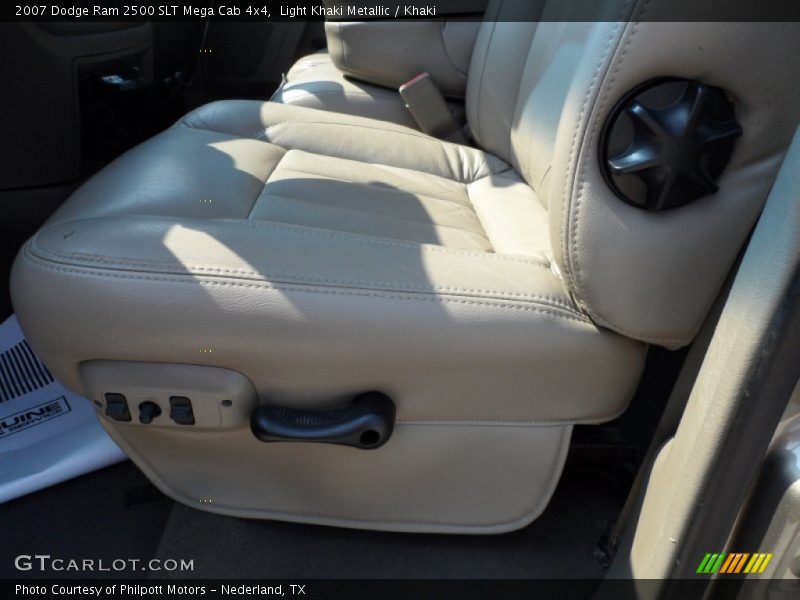 Light Khaki Metallic / Khaki 2007 Dodge Ram 2500 SLT Mega Cab 4x4