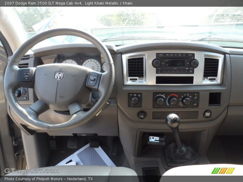 Dashboard of 2007 Ram 2500 SLT Mega Cab 4x4
