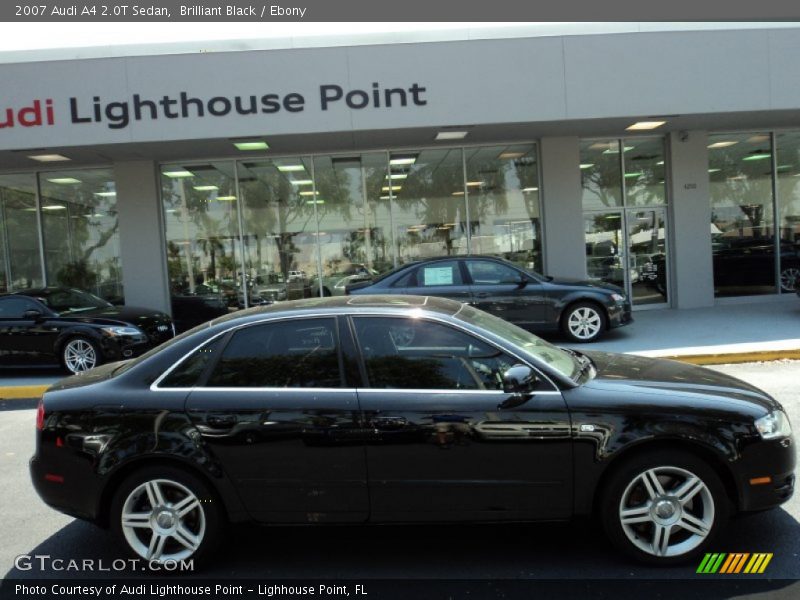 Brilliant Black / Ebony 2007 Audi A4 2.0T Sedan