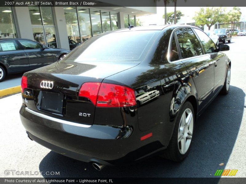 Brilliant Black / Ebony 2007 Audi A4 2.0T Sedan