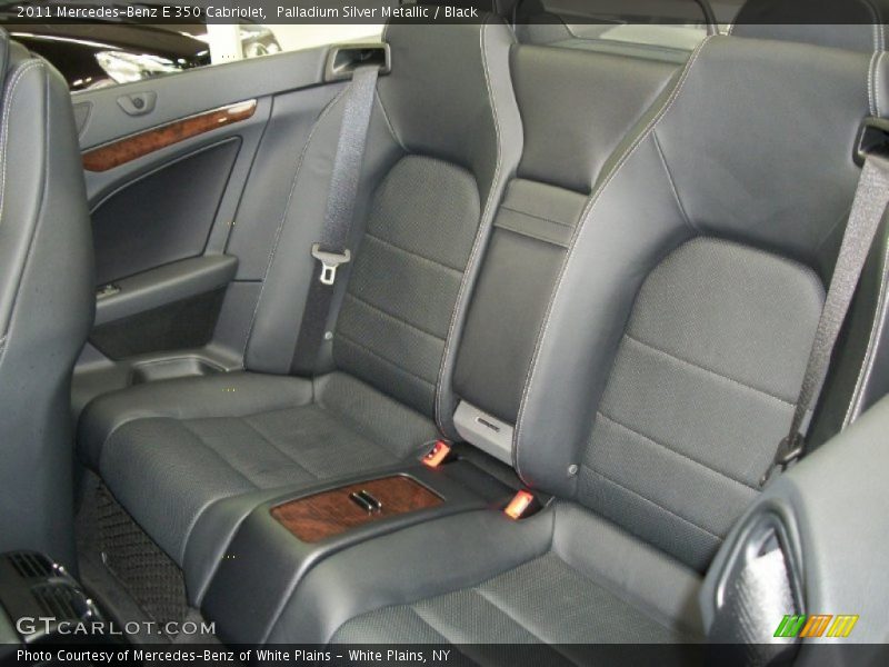 Palladium Silver Metallic / Black 2011 Mercedes-Benz E 350 Cabriolet