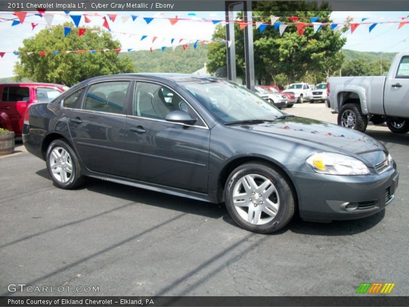 Cyber Gray Metallic / Ebony 2011 Chevrolet Impala LT