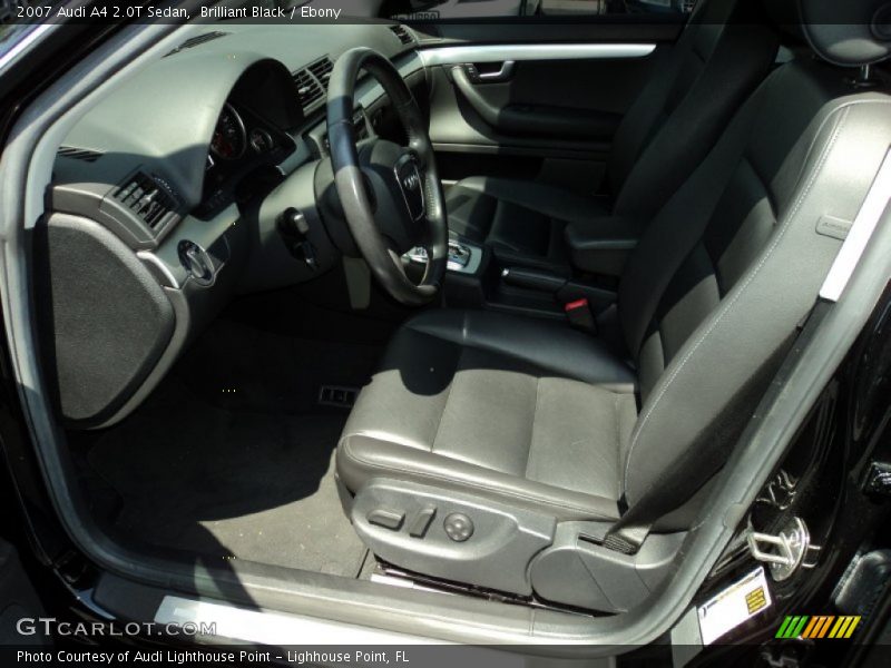 Brilliant Black / Ebony 2007 Audi A4 2.0T Sedan