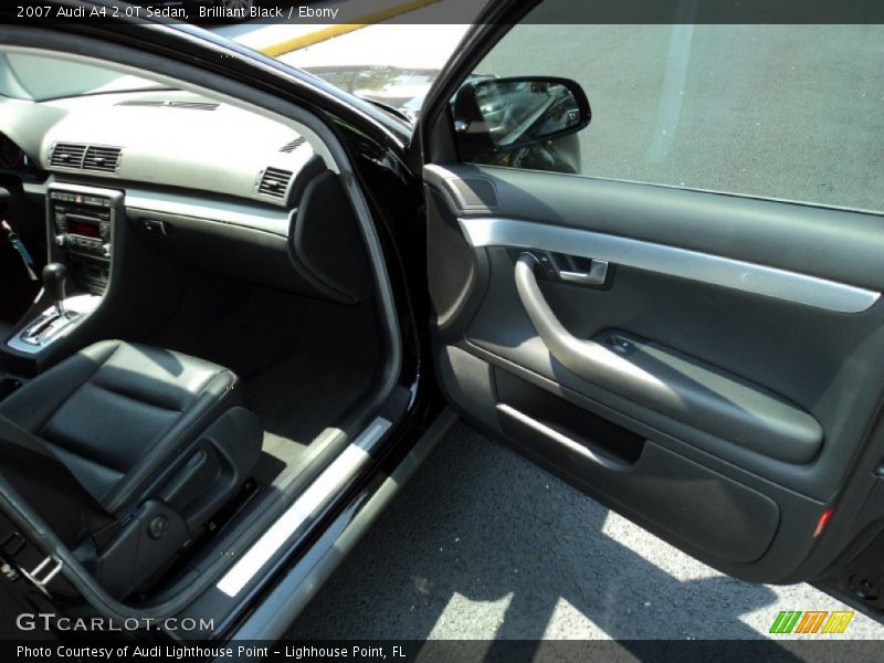 Brilliant Black / Ebony 2007 Audi A4 2.0T Sedan