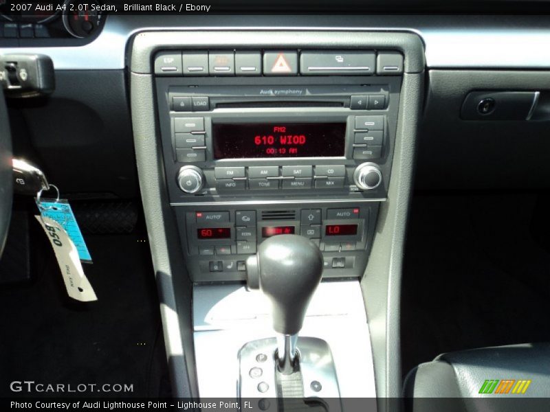 Brilliant Black / Ebony 2007 Audi A4 2.0T Sedan