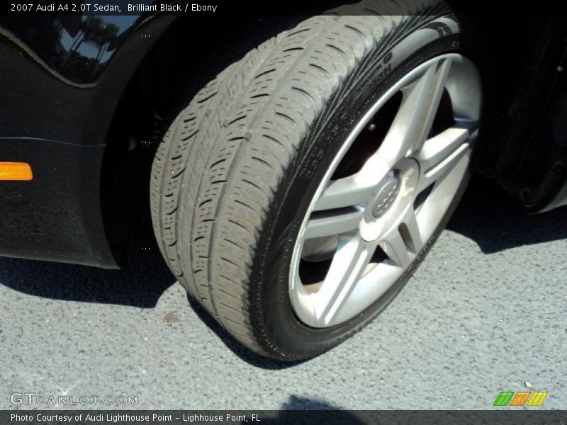 Brilliant Black / Ebony 2007 Audi A4 2.0T Sedan