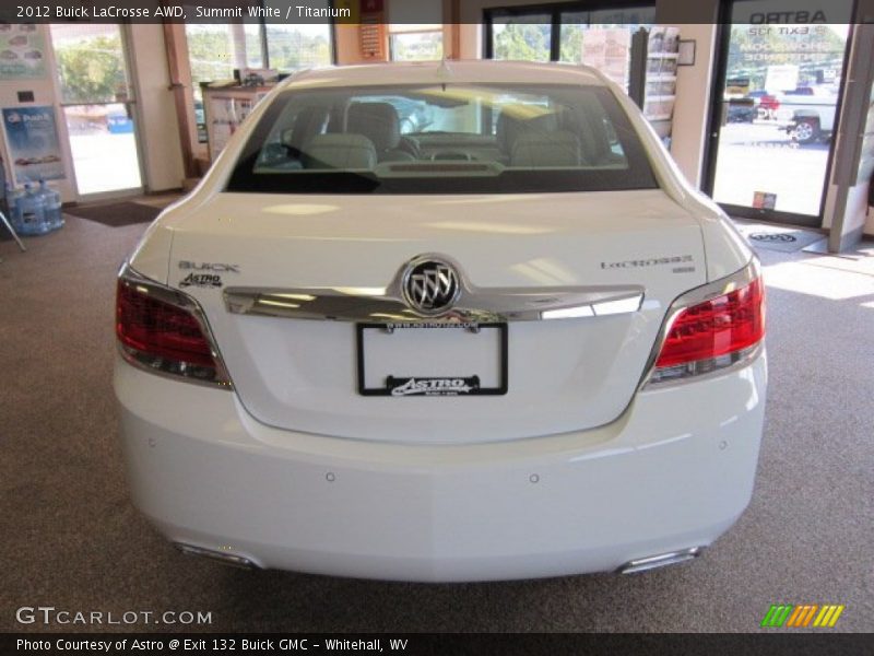 Summit White / Titanium 2012 Buick LaCrosse AWD