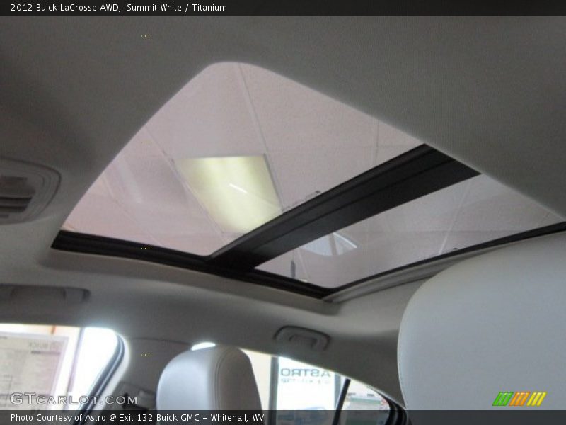 Sunroof of 2012 LaCrosse AWD