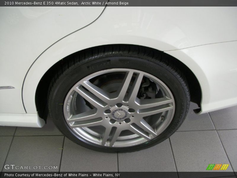 Arctic White / Almond Beige 2010 Mercedes-Benz E 350 4Matic Sedan