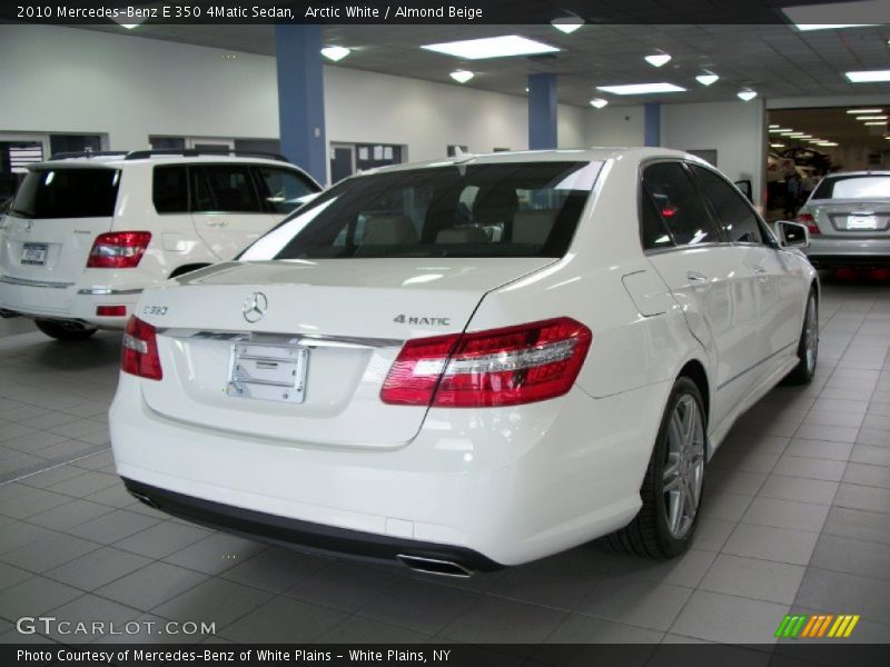 Arctic White / Almond Beige 2010 Mercedes-Benz E 350 4Matic Sedan