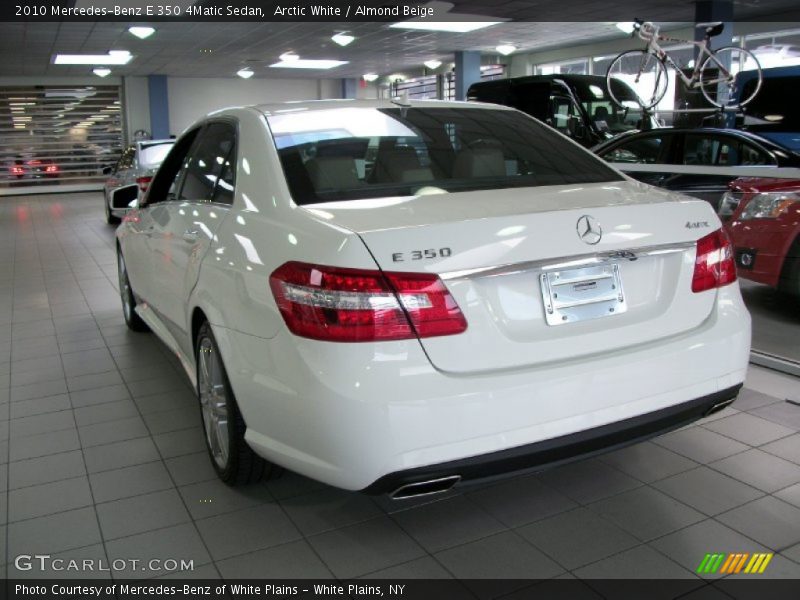 Arctic White / Almond Beige 2010 Mercedes-Benz E 350 4Matic Sedan